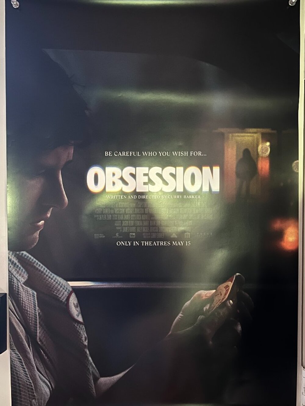OBSESSION (2026) - ORIGINAL DOUBLE SIDED MOVIE POSTER